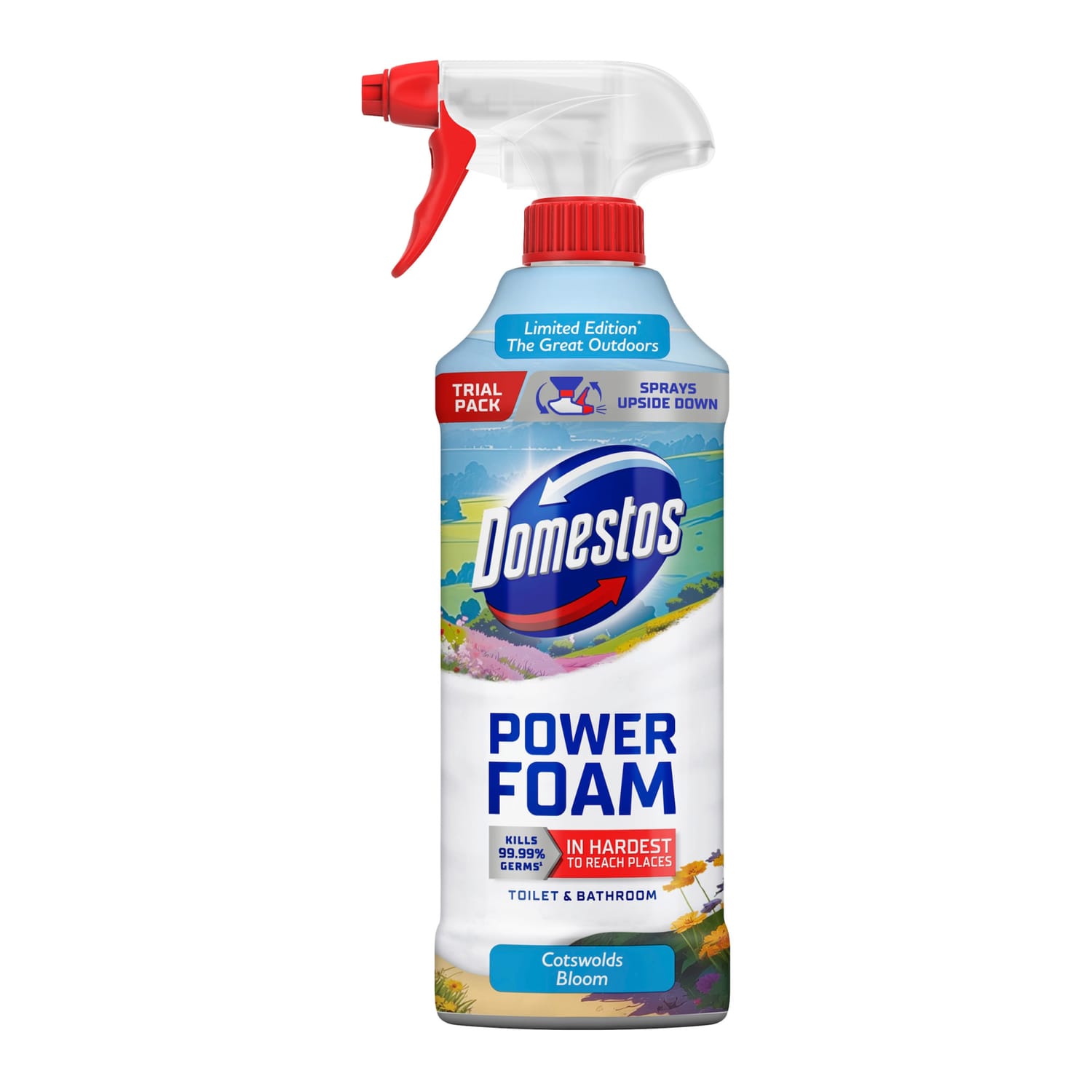 Domestos Toilet & Bathroom Cleaner Spray 380ml - Cotswolds Bloom