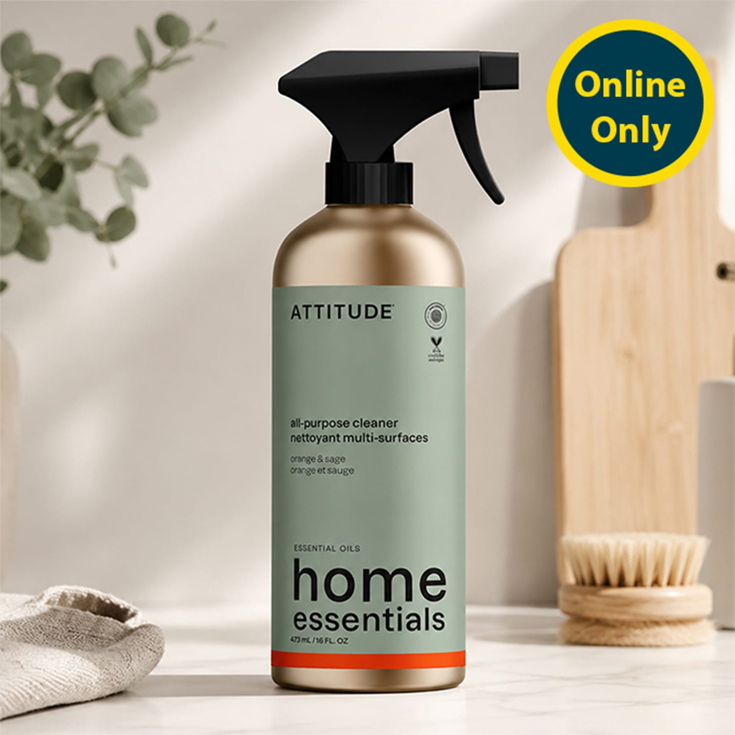 Attitude Natural Care Orange & Sage All-Purpose Cleaner 473ml