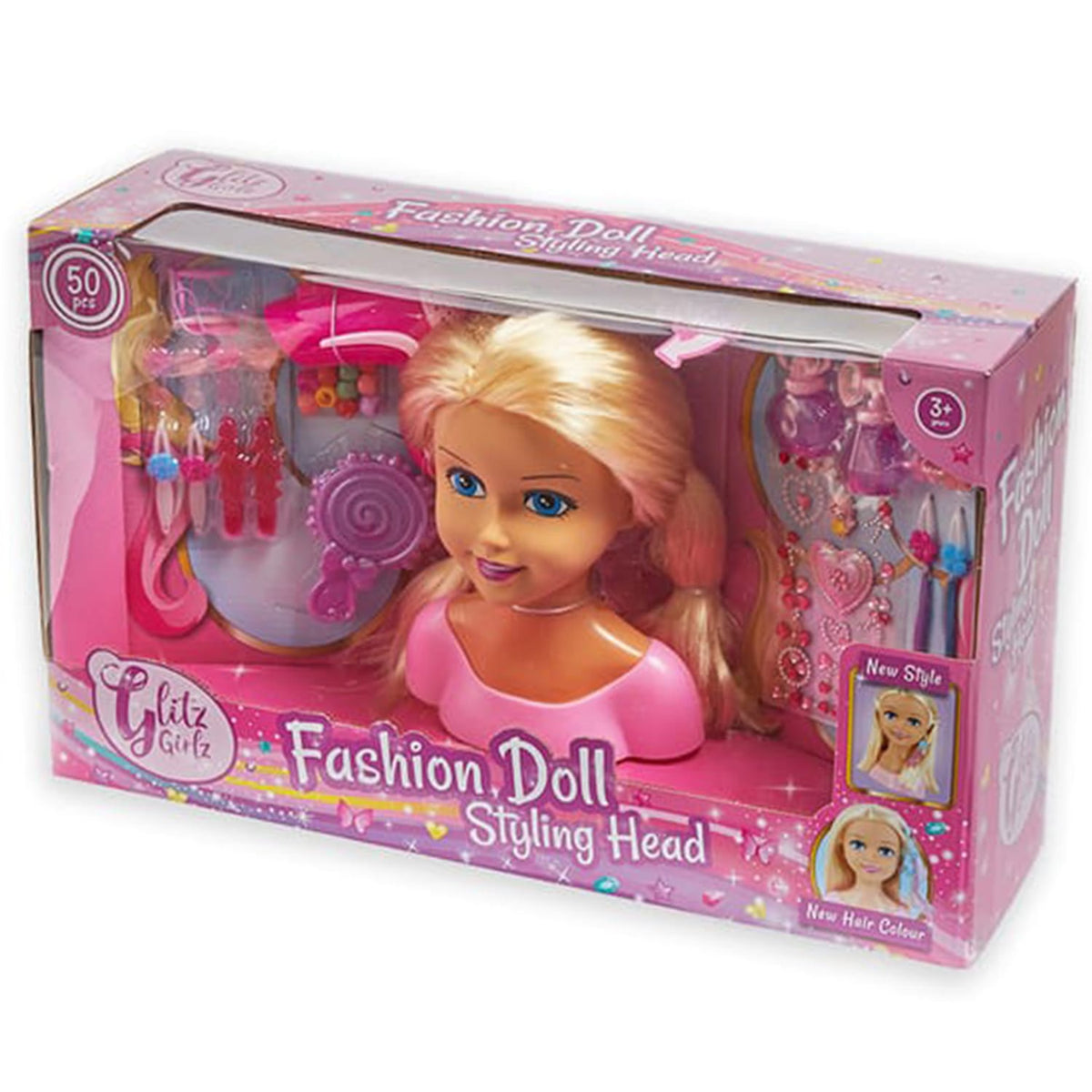 Glitz Girlz Fashion Doll Styling Head