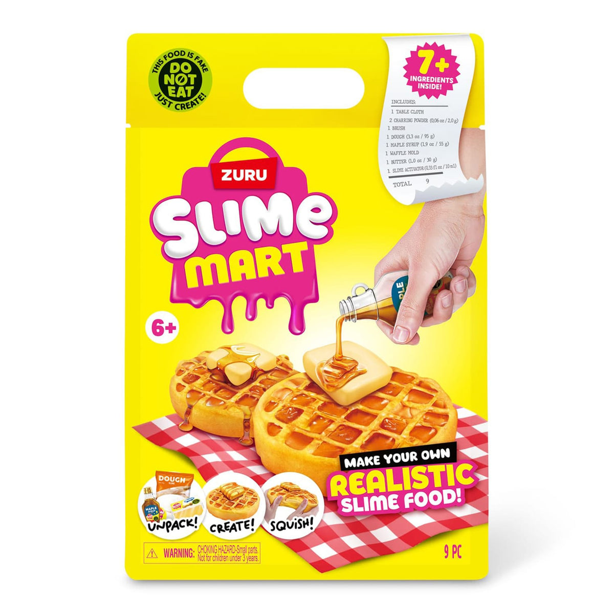 Zuru Slime Mart Make Your Own Realistic Food - Waffle