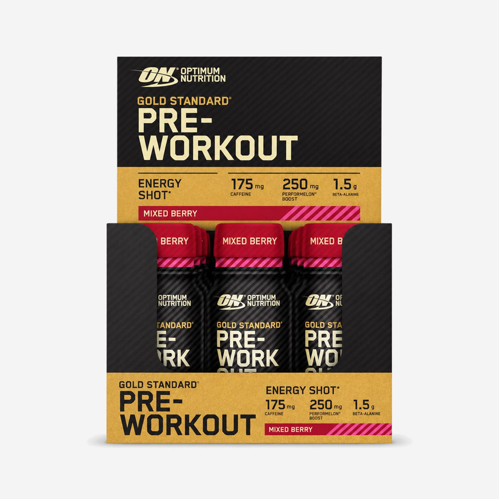 Optimum Nutrition Gold Standard Pre-Workout 12 x 60ml - Mixed Berry
