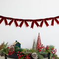 Winter Charm 1.8m Velvet Bow Christmas Garland, product image 3