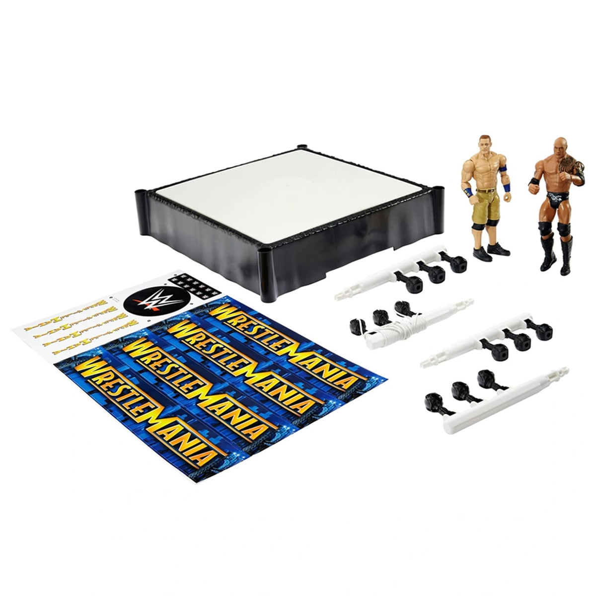 WWE WrestleMania The Rock Vs John Cena Superstar Ring Bundle HJV94, product image 3