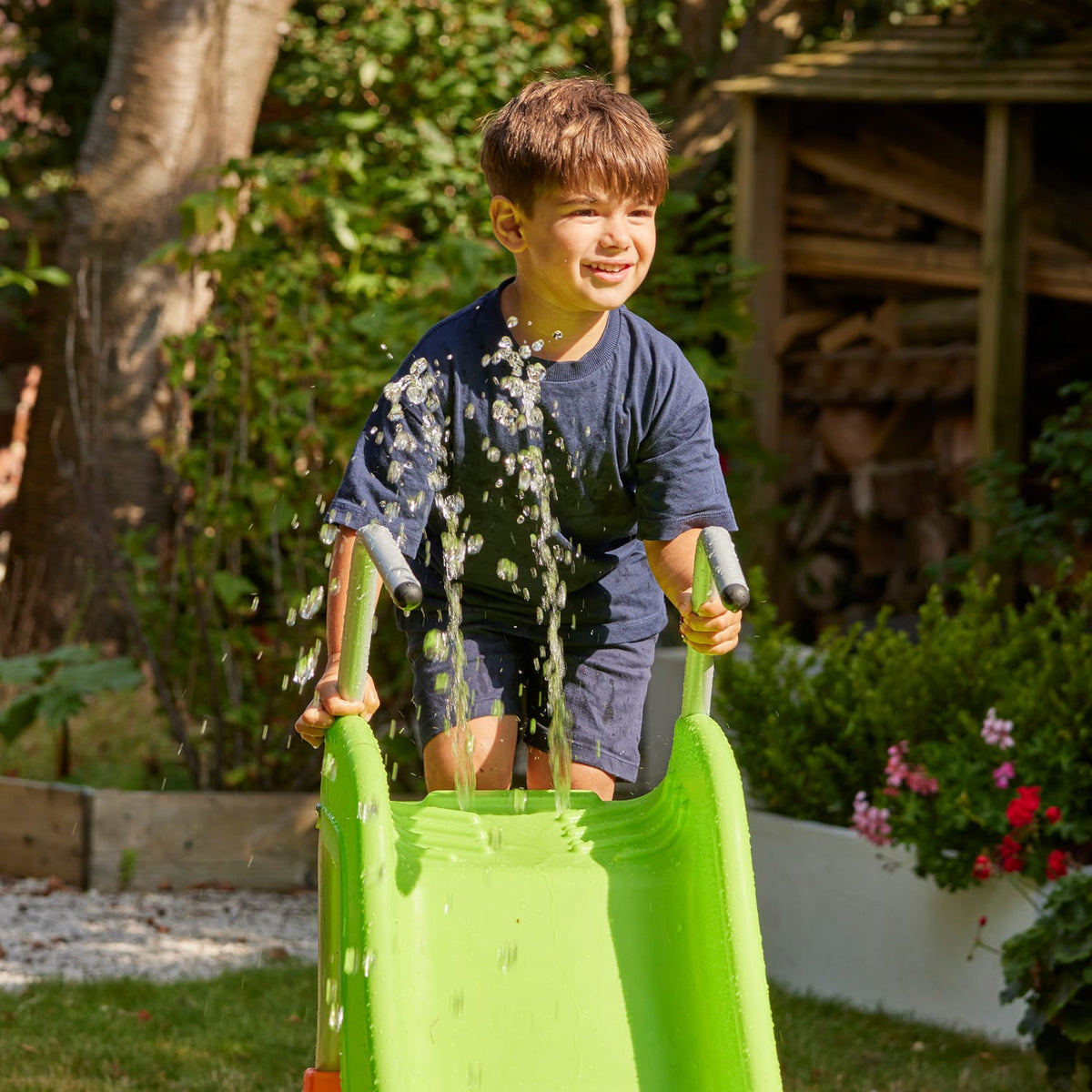 Liberty House Toys Kids Wavy Slide with Water Feature, product image 2