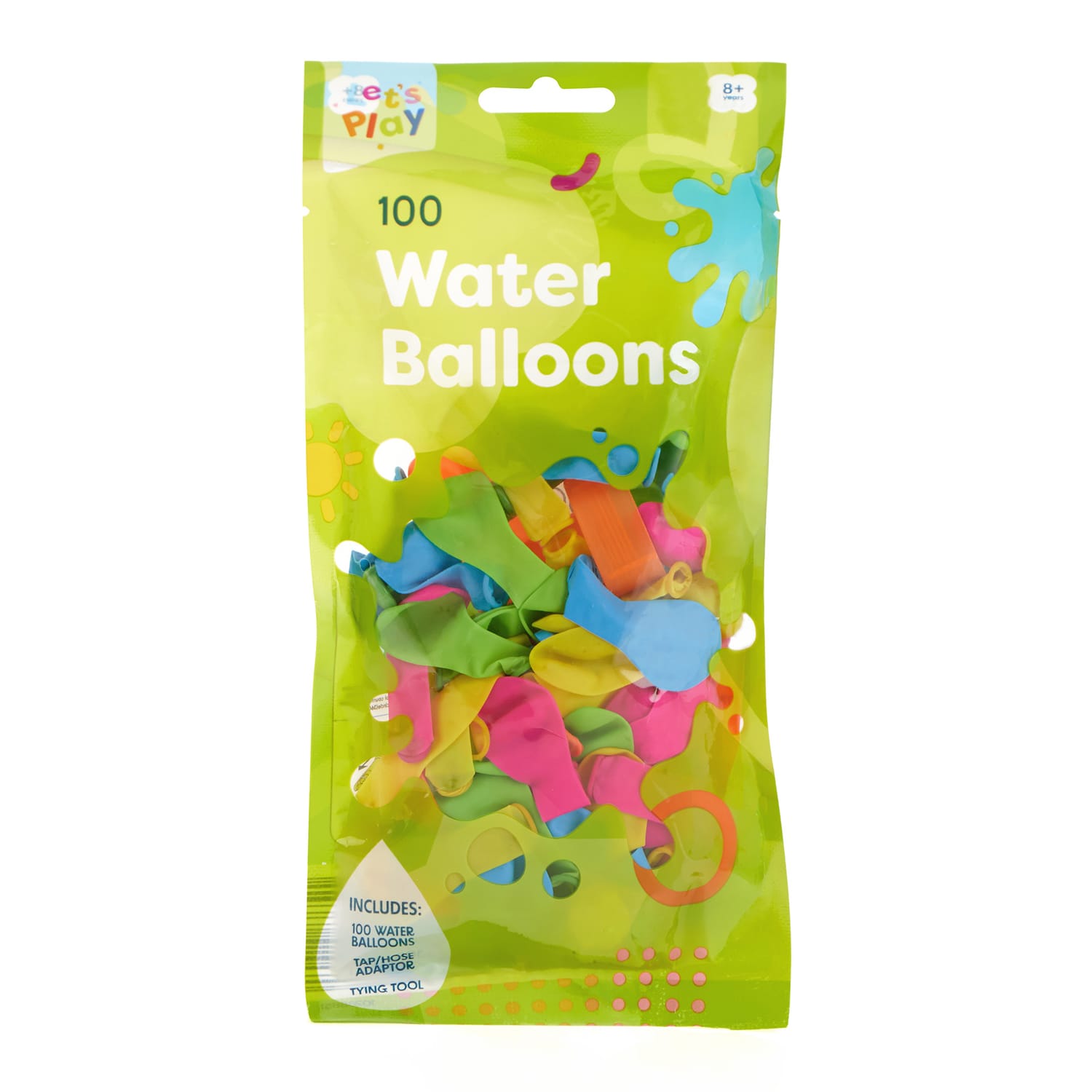 Let's Play 100 Water Balloons with Adaptor & Tying Tool, product image 2