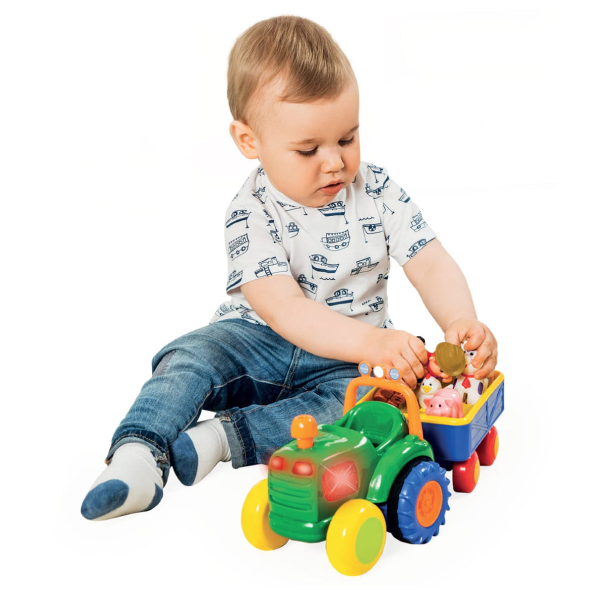 Kiddieland Lights n' Sounds Farm Tractor, product image 2