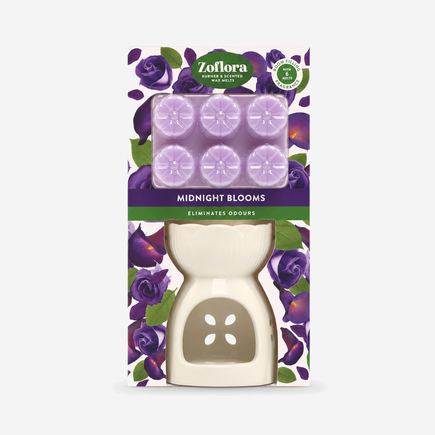 Zoflora Midnight Blooms Burner & Wax Melts
