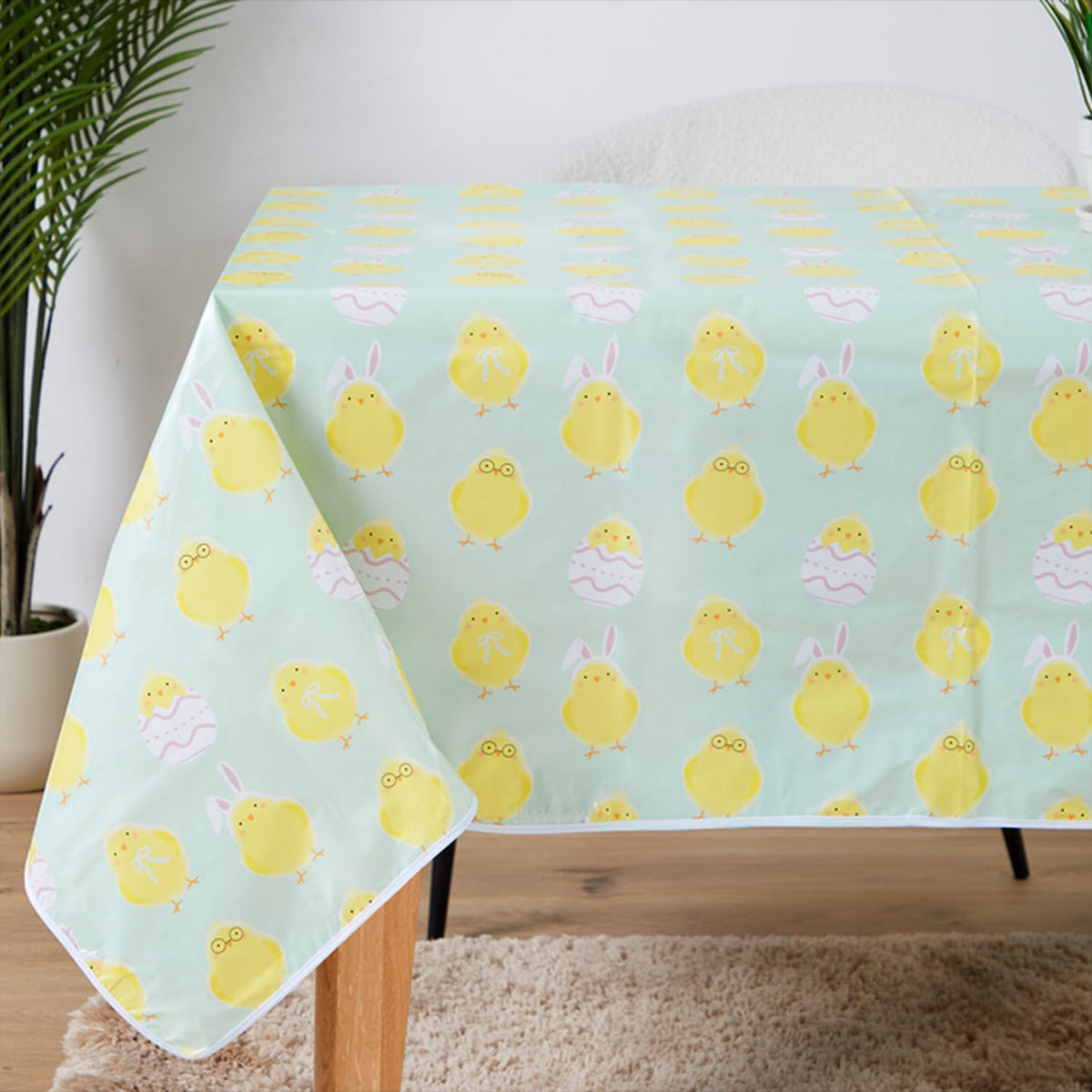 Happy Easter Wipe Clean Tablecloth - Chick